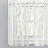 Ricardo Ricardo Isabella Lace Rod Pocket Tier Pair Window Valance 02780-30-036-02